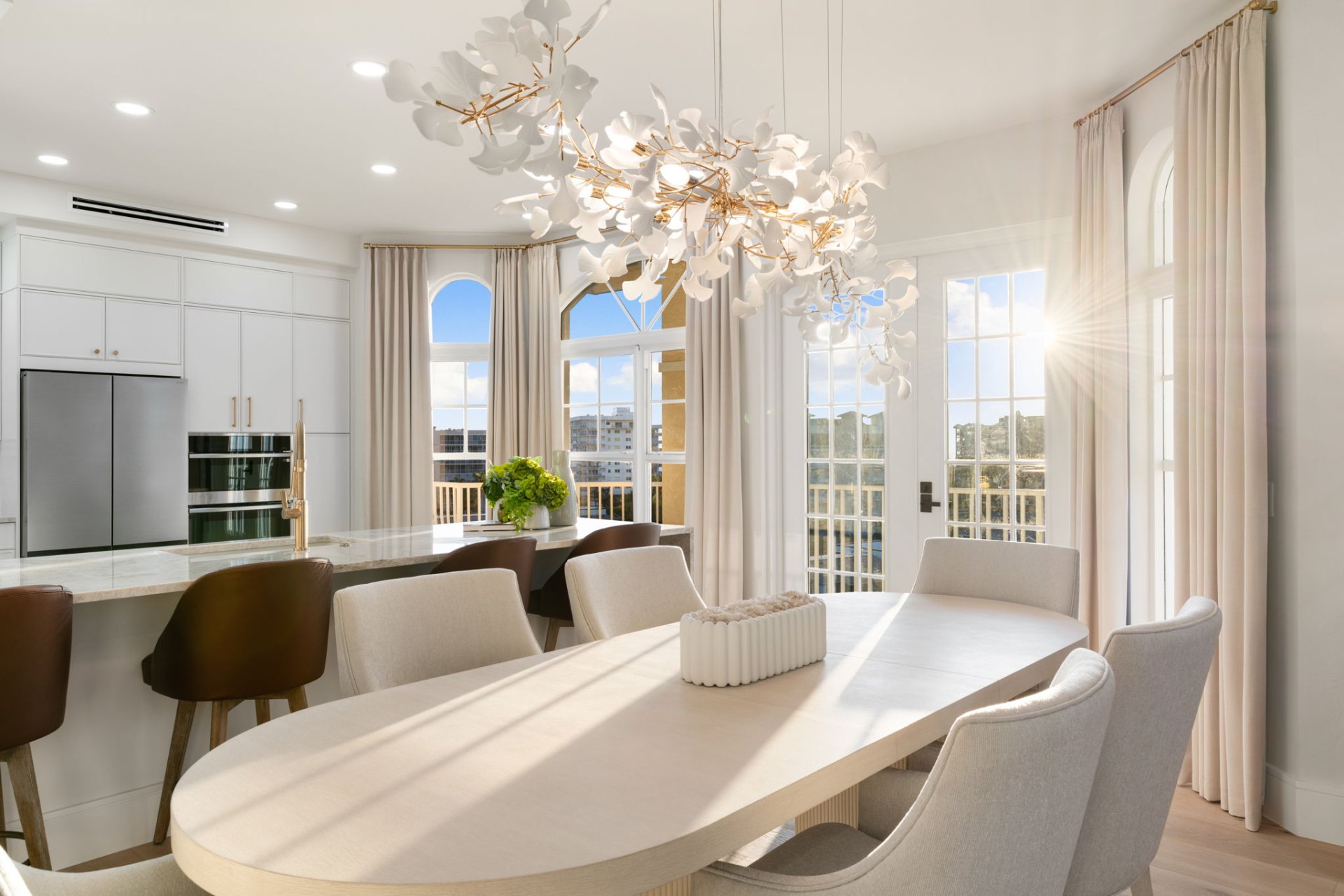 Sunlit Kitchen & Dining — renovation project by Livingstyles Interiors in Marco Island, 2024